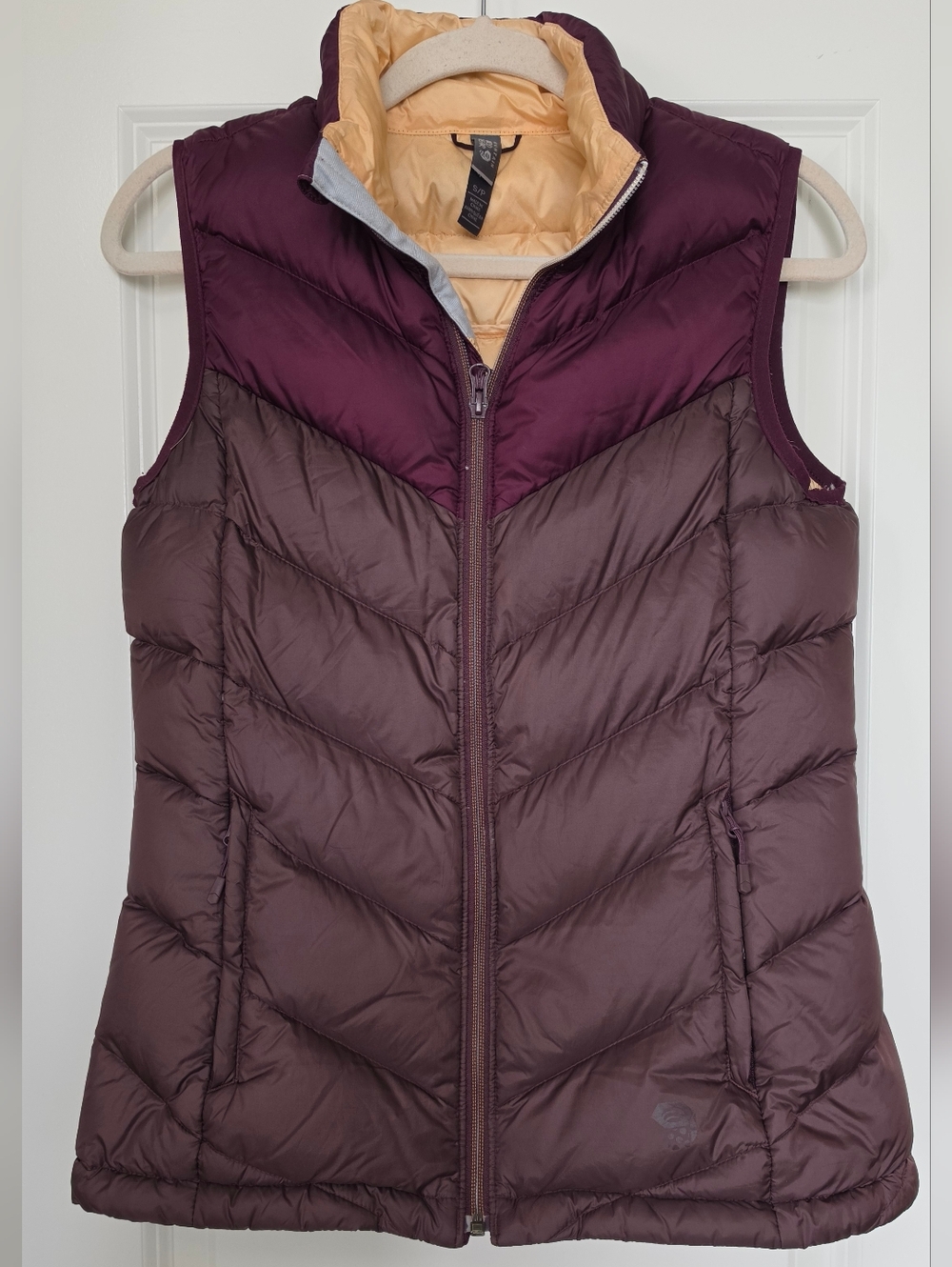 Mountain Hardwear 650 Fill Down Vest Women’s Small Plum/maroon Outdoor Gorpcore